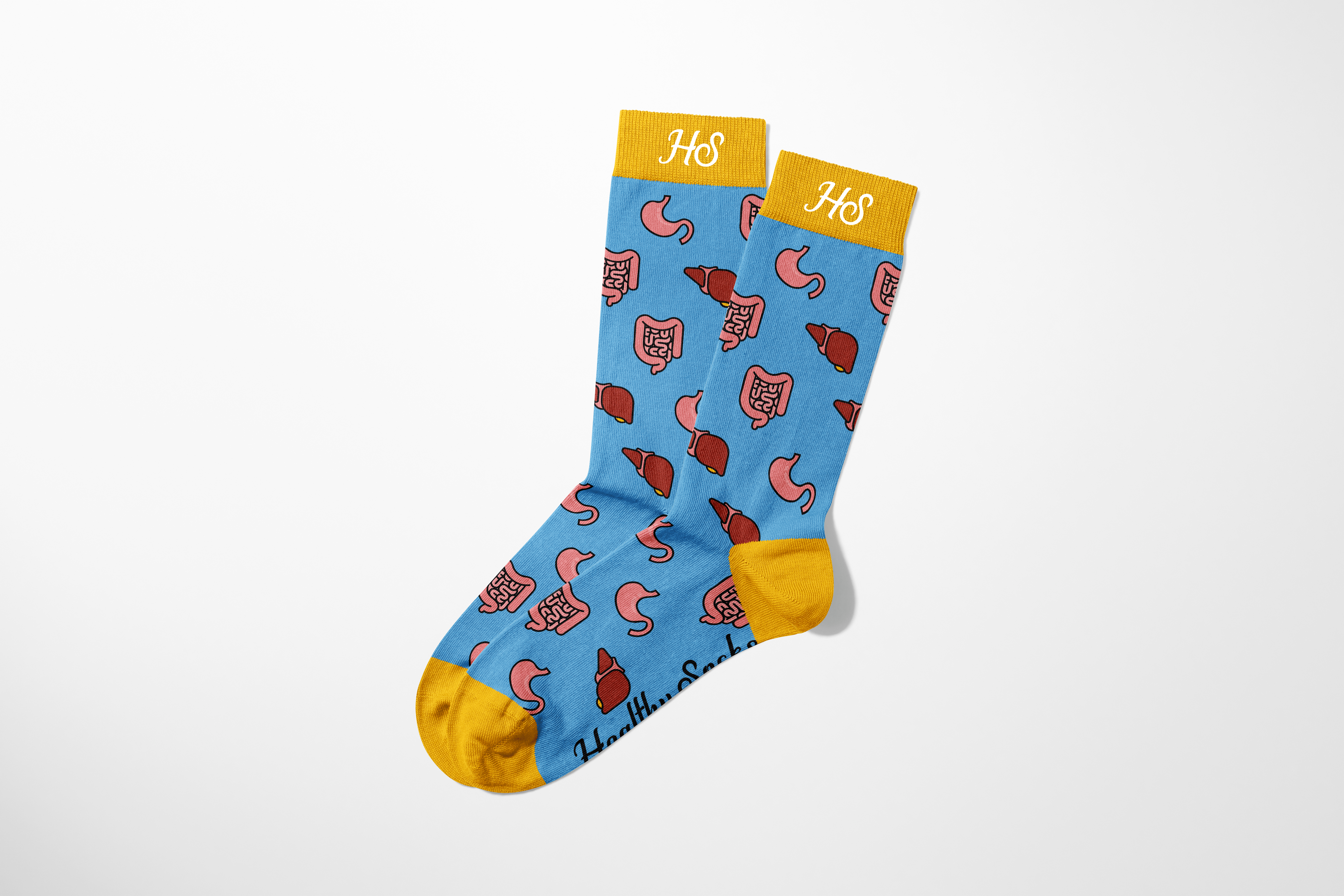 Gastrointestinal-Socken – Blaue Edition