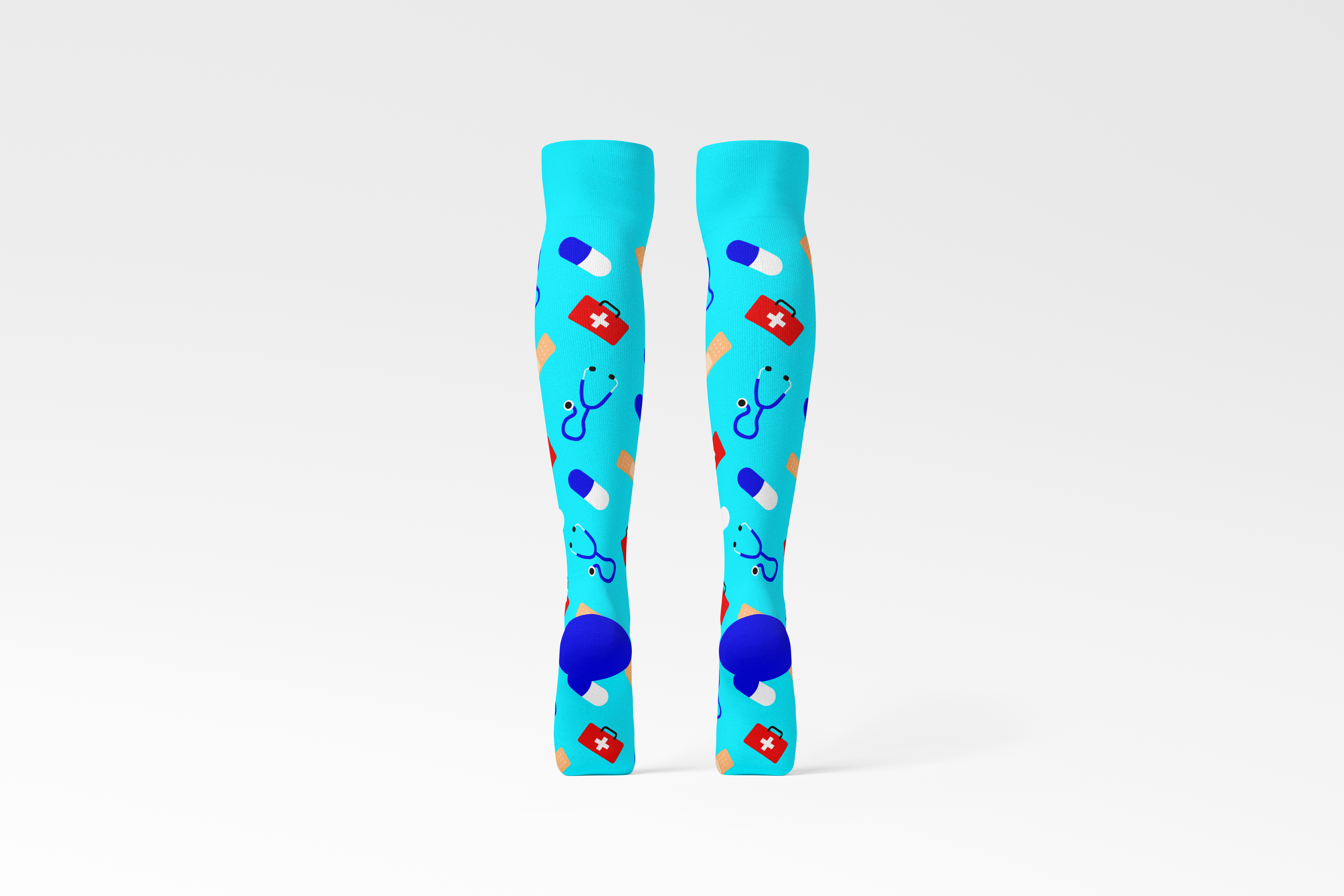 Compression Socks Nurse – Blue Edition