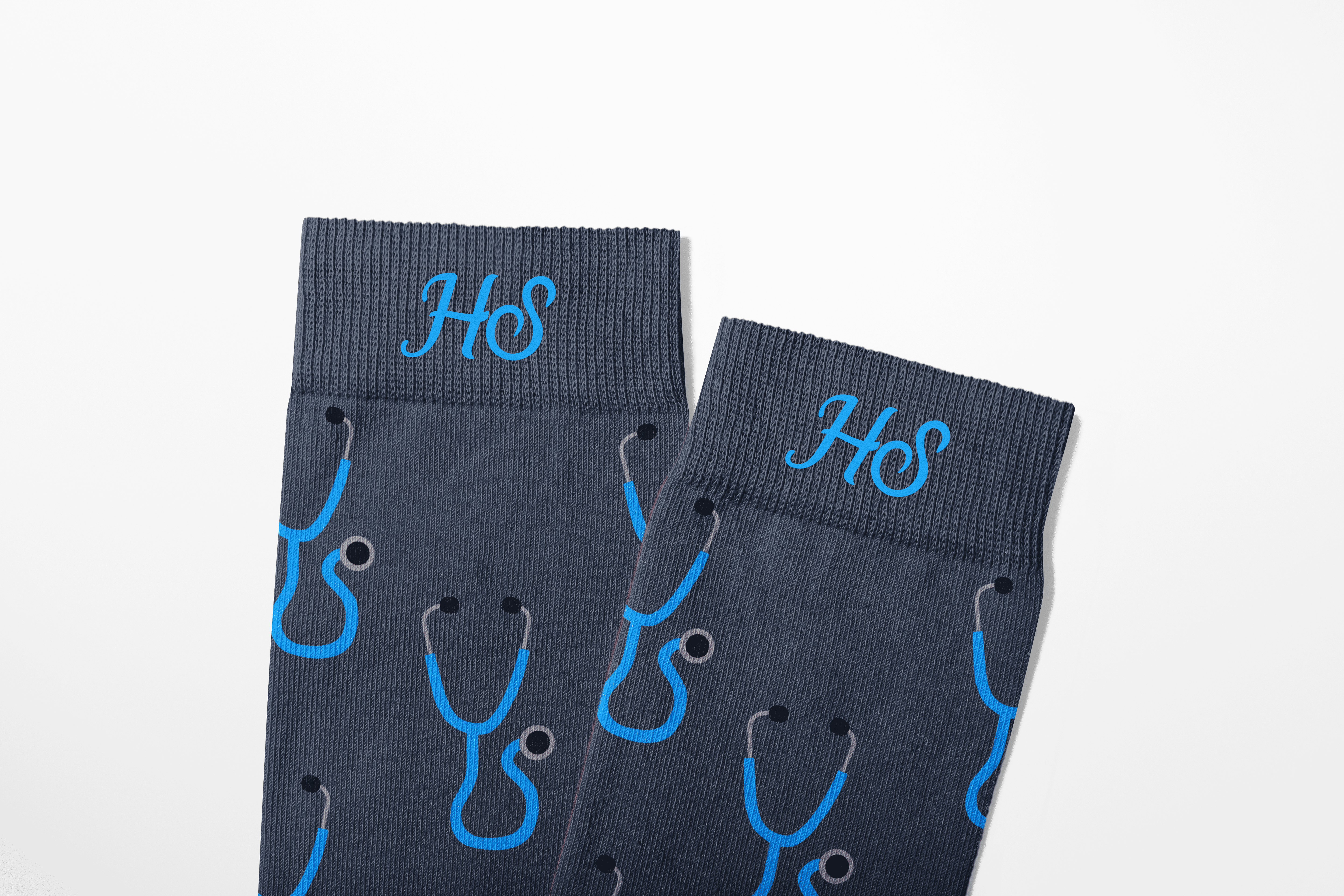 Stethoscope Socks – Gray Edition