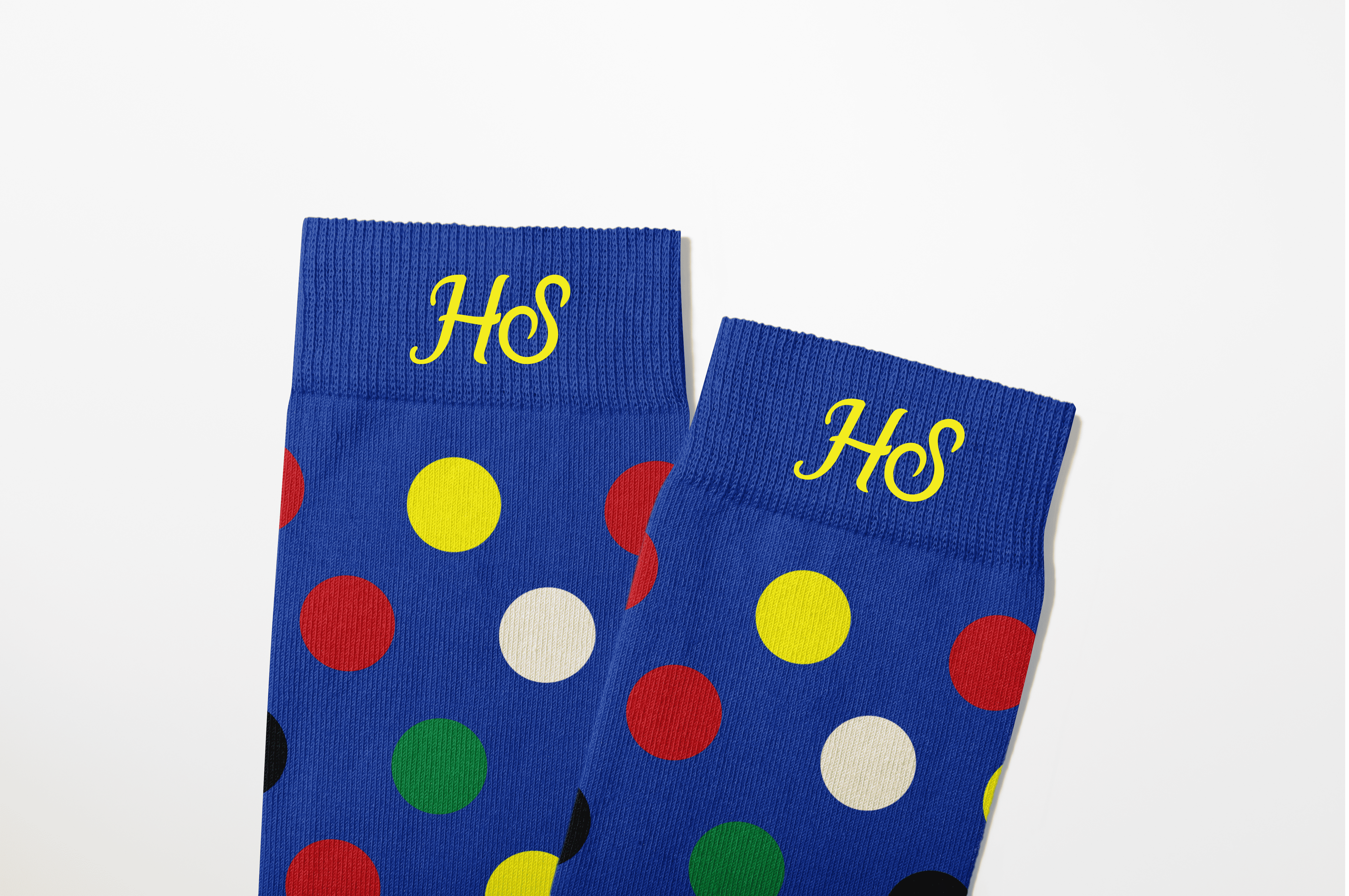 ECG Dot Socks – Blue Edition