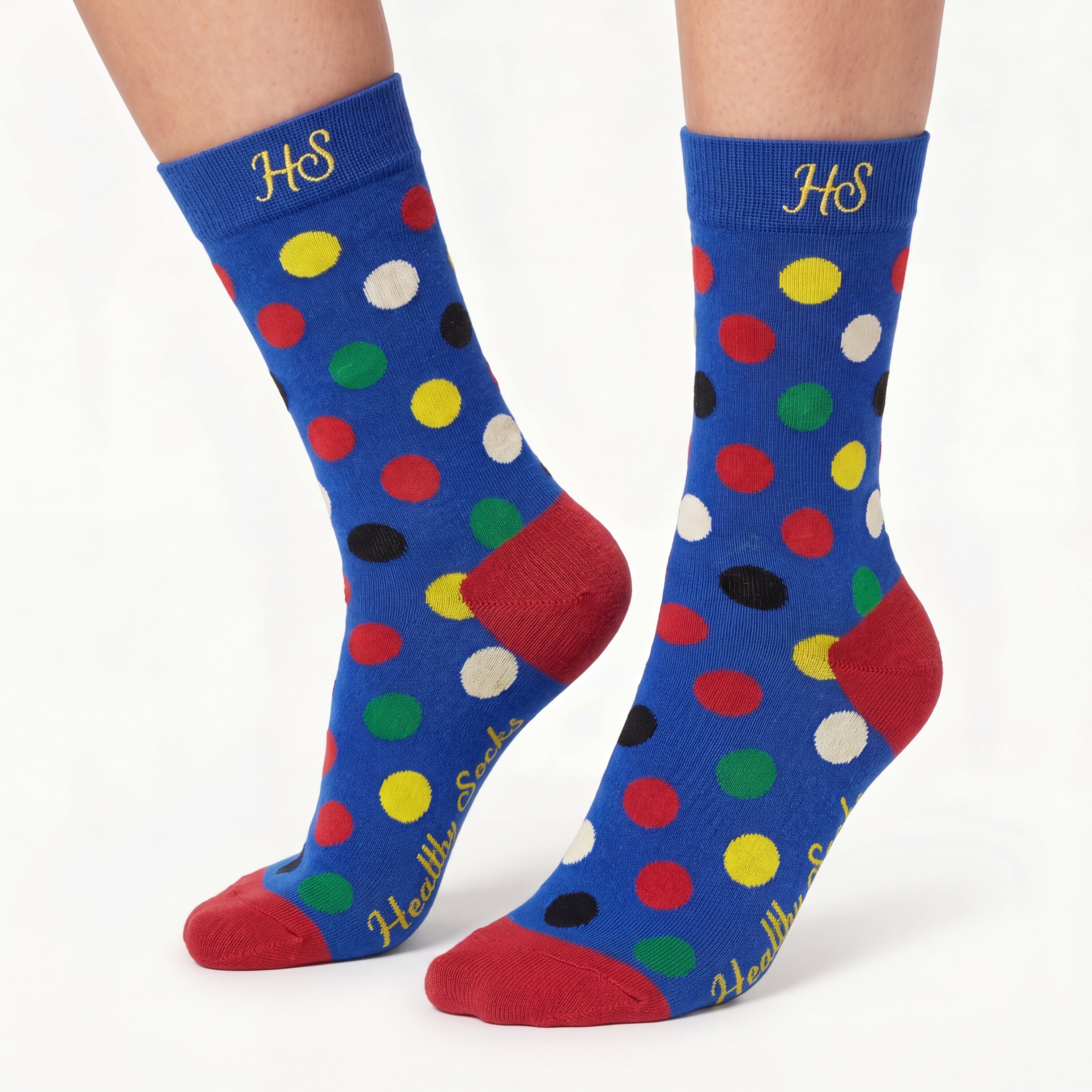 ECG Dot Socks – Blue Edition