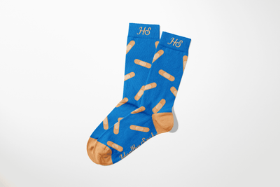 Plaster Socks – Blue Edition