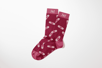 Plaster Socks – Pink Edition
