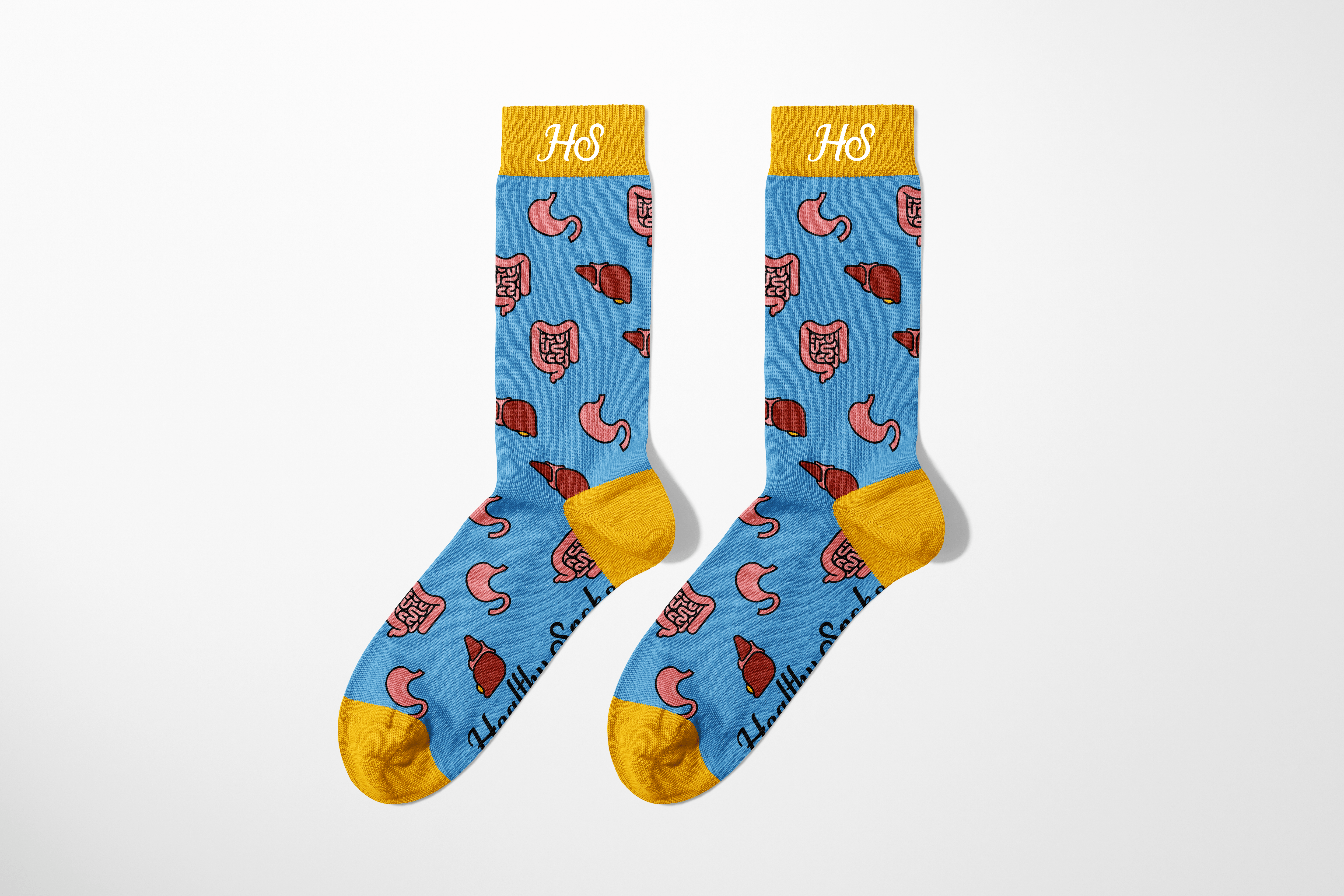 Gastrointestinal-Socken – Blaue Edition