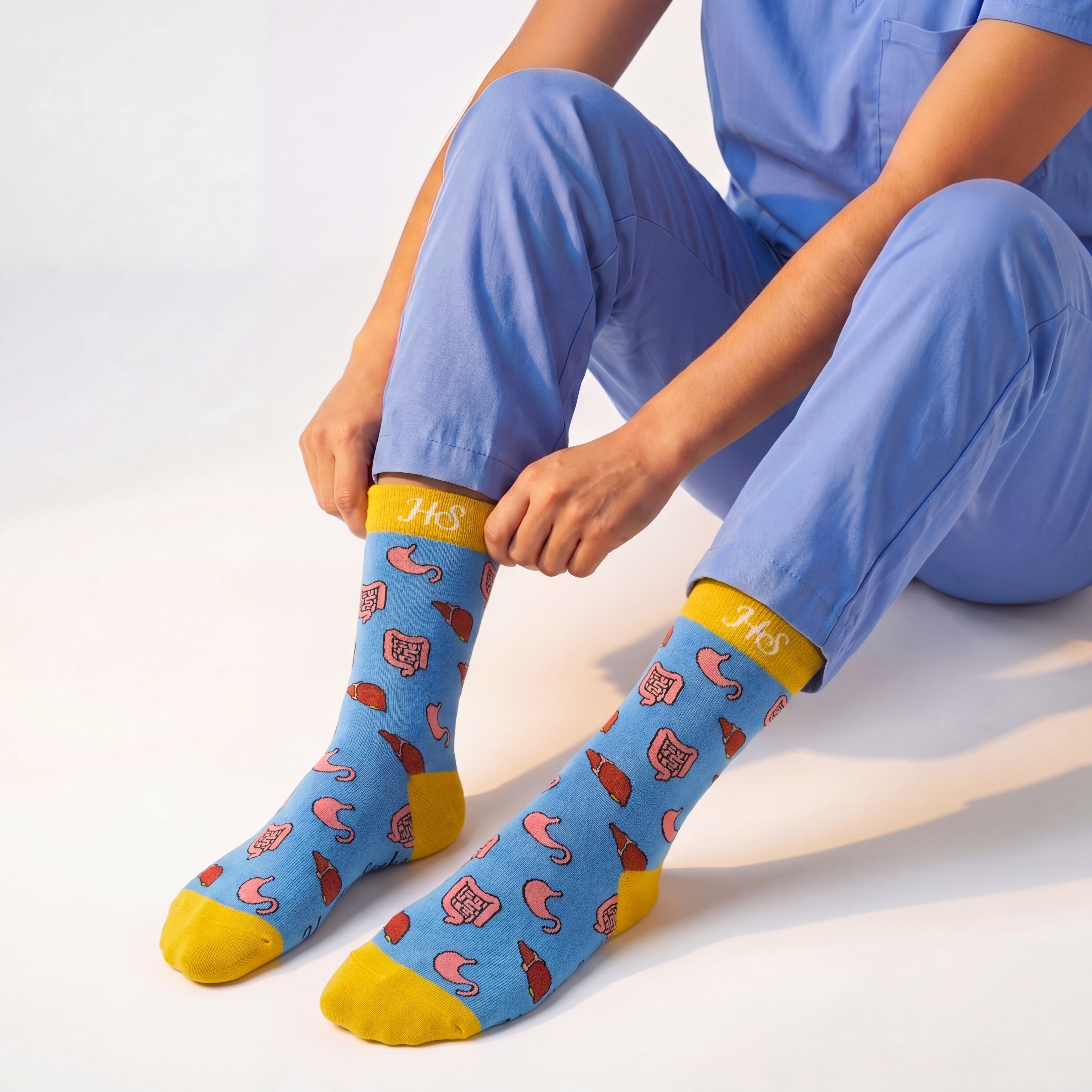 Gastrointestinal Socks – Blue Edition