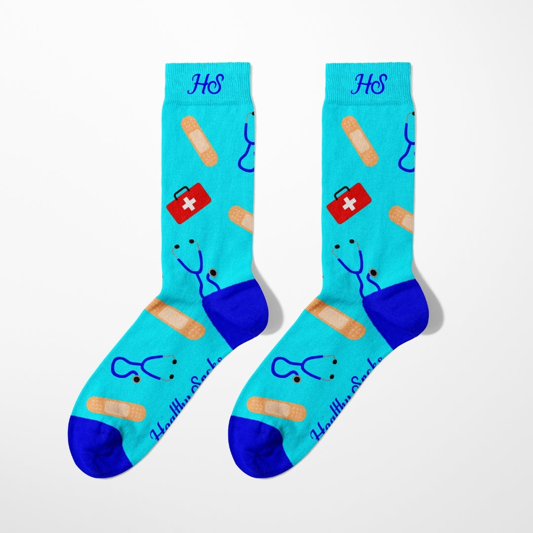 Nurse Socks – Blue Edition