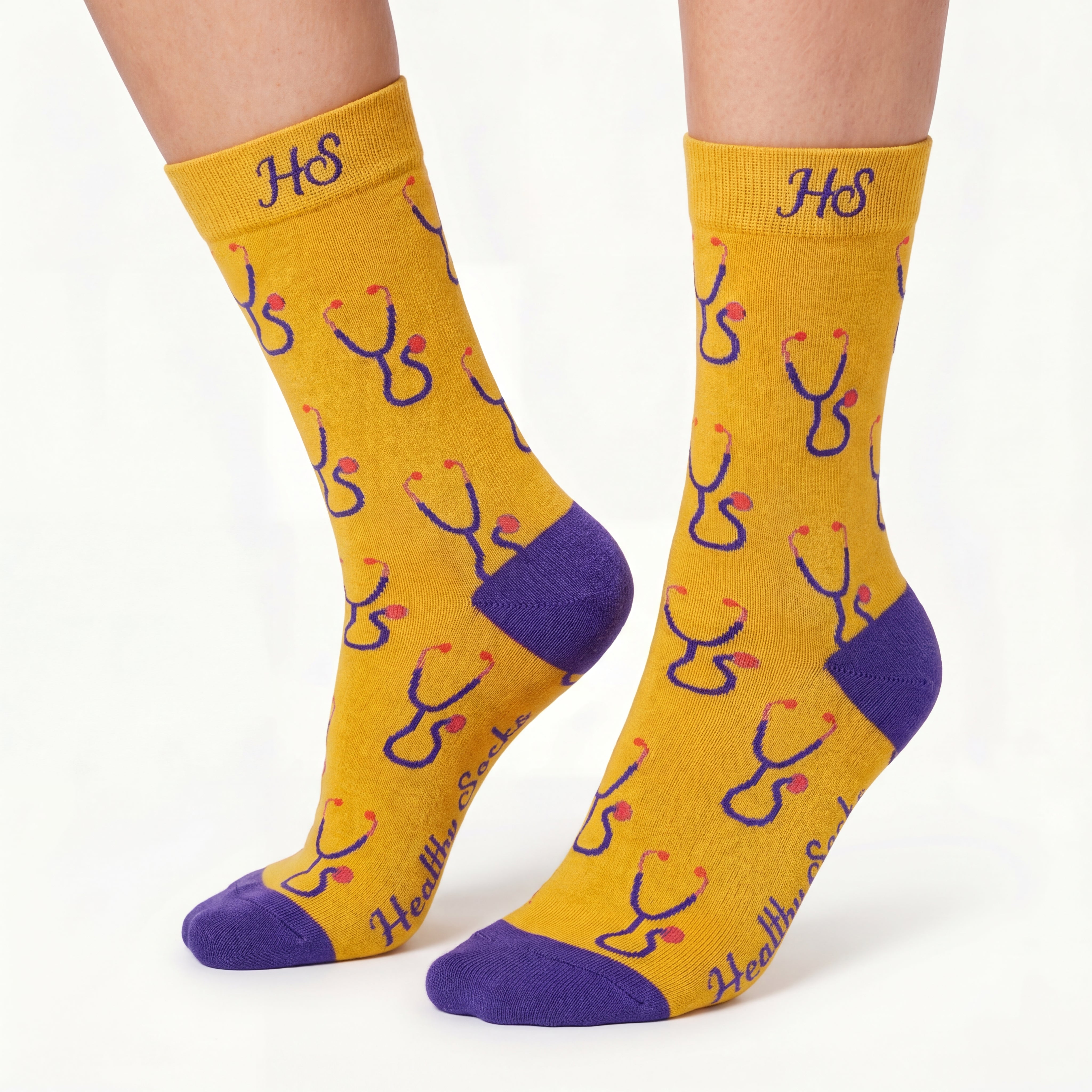 Stethoscope Socks – Yellow Edition
