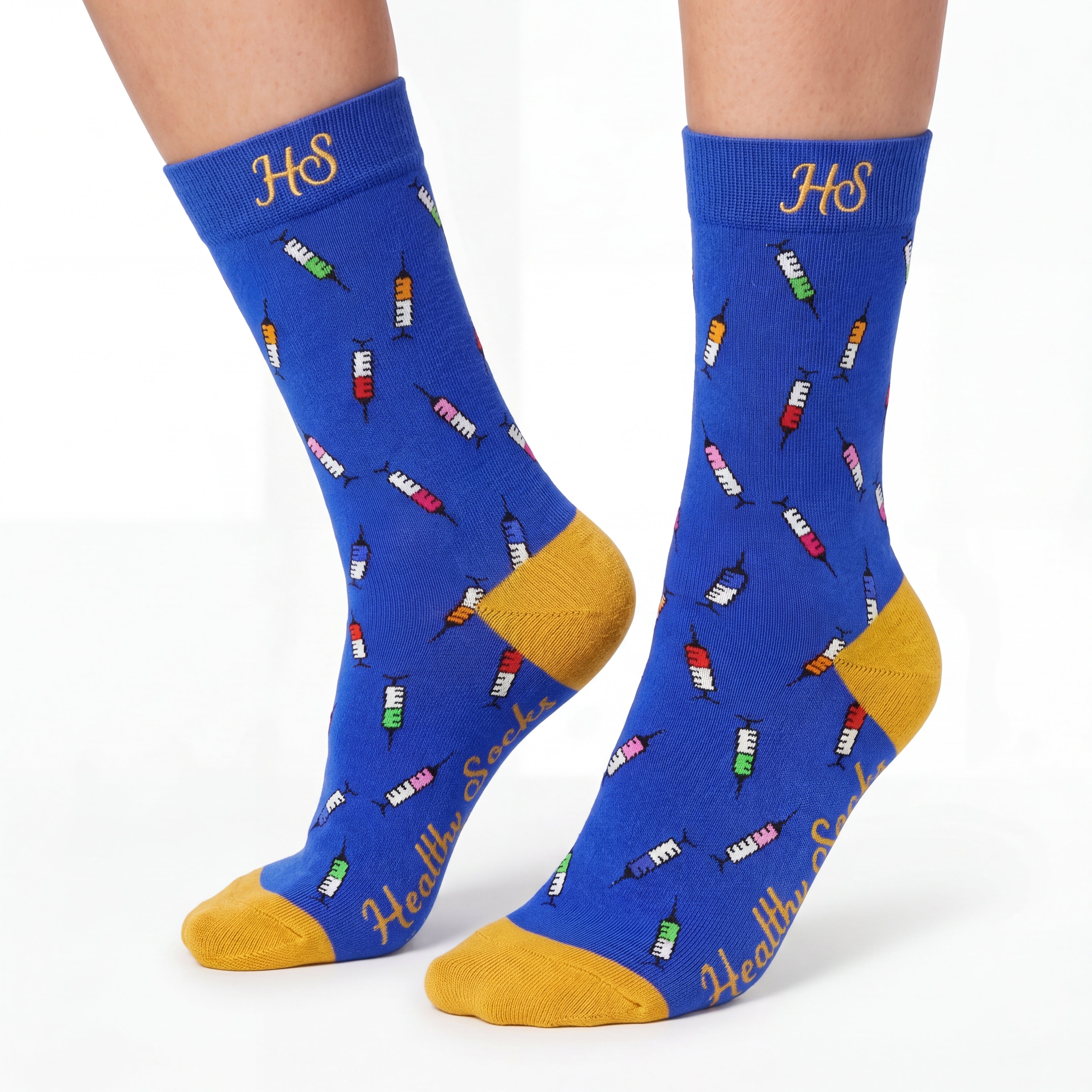 Syringe Socks – Blue Edition